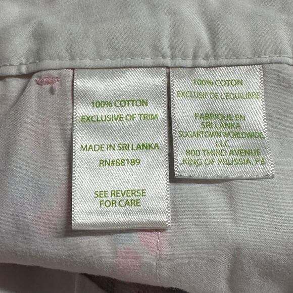 Lilly Pulitzer Shorts Womens 0 Buttercup Paradise Pink Bohemian Beach Scallop - Picture 6 of 7